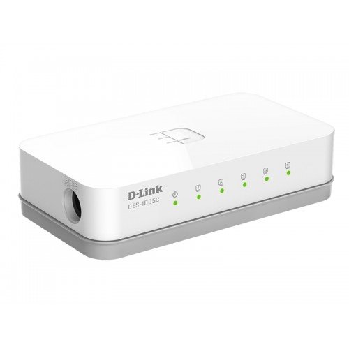 סוויץ' 10/100 D-LINK DES-1005 5 Port SOHO Switch
