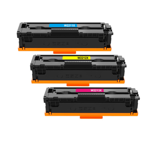 טונר תואם צבע HP W2211/12/13/207X עם ציפ הספק 2450 דף