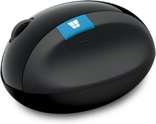 עכבר ארגונומי אלחוטי Microsoft Sculpt Ergonomic Mouse L6V-00005