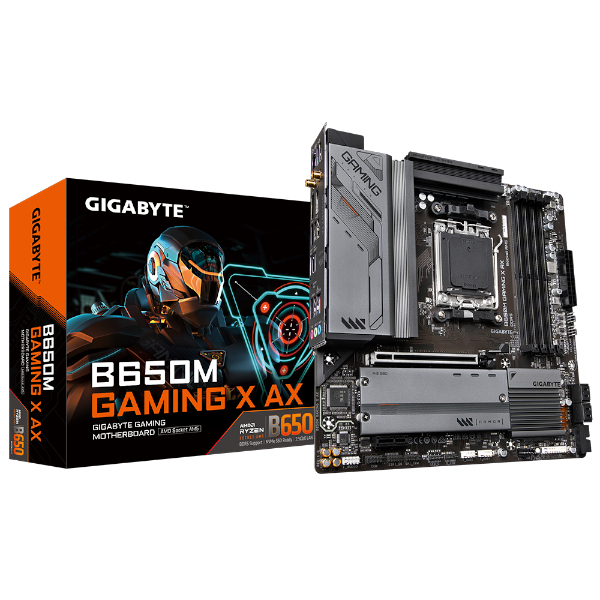 לוח אם Gigabyte B650M GAMING X AX 1.0 WIFI6 AM5 DDR5 Micro-Atx