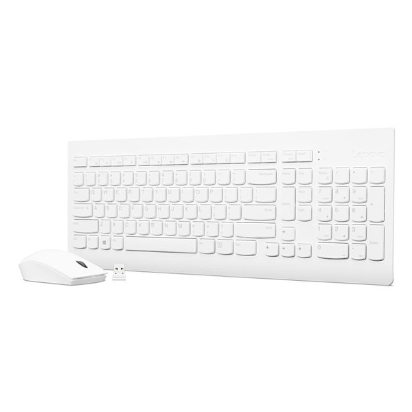 סט אלחוטי לבן 2 שפות  Lenovo 510 Wireless Set Hebrew English