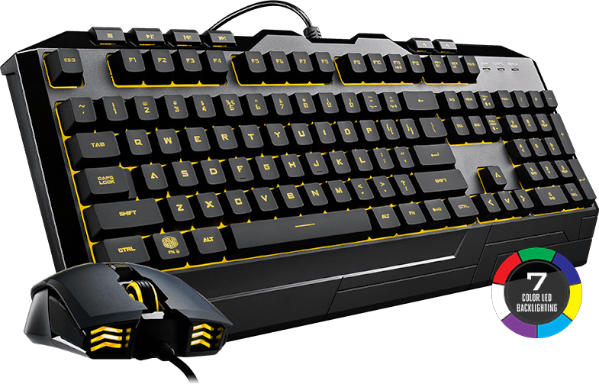 סט מק. ועכבר גיימינג עב. ואנגלית COOLER MASTER DEVASTATOR 3 Plus