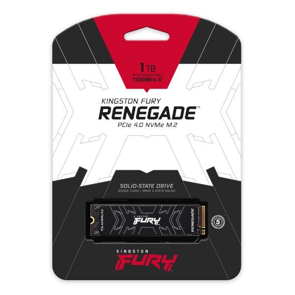 דיסק פנימי Kingston Fury Renegade 1TB PCIe 4.0 7300/6000 R/W