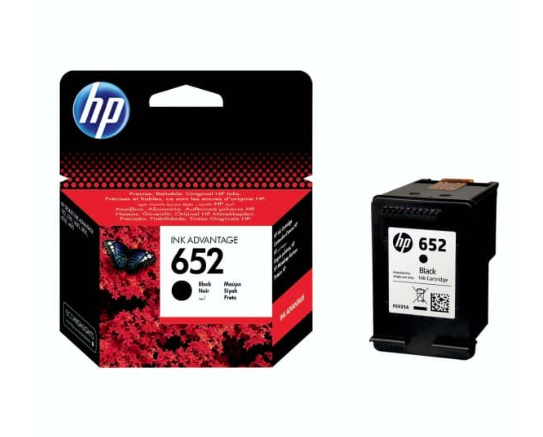 ראש דיו שחור תואם 652XL HP הספק 720 דף