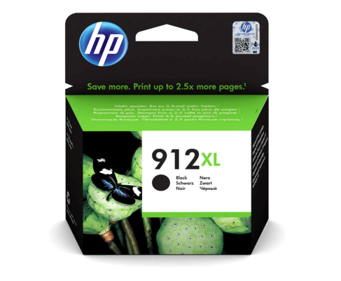 ראש דיו שחור מקורי 912XL HP הספק 825 דף